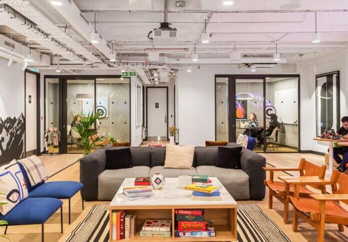 Breakout space for clients - Moorgate, WeWork in Moorgate