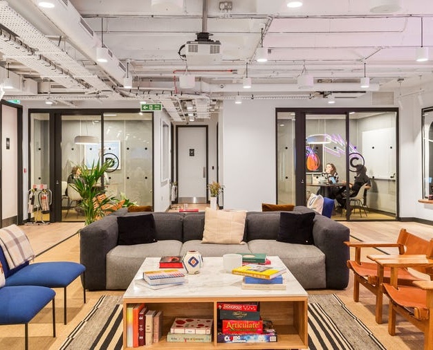 Breakout space for clients - Moorgate, WeWork in Moorgate