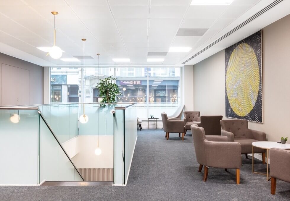 Breakout space in Gresham Street, Argyll (Moorgate)