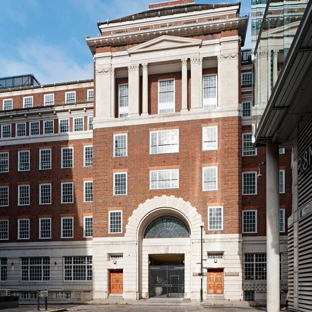 Building outside at Lackington Street, Knotel, Moorgate