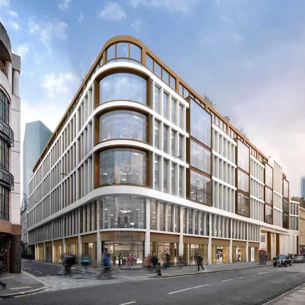 Building pictures of London Wall, FORA at Moorgate