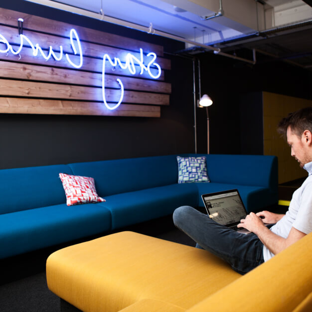 Client Breakout space - Finsbury Square, Huckletree in Moorgate