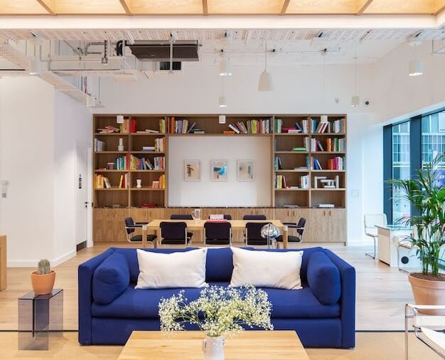 Client breakout space - Moorgate, WeWork in London