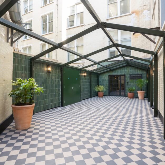 Courtyard at Finsbury Circus, Workspace Group Plc in Moorgate