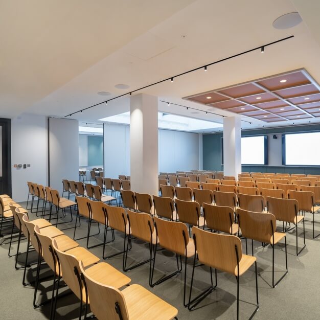 Event space in Finsbury Circus, Workspace Group Plc (Moorgate)