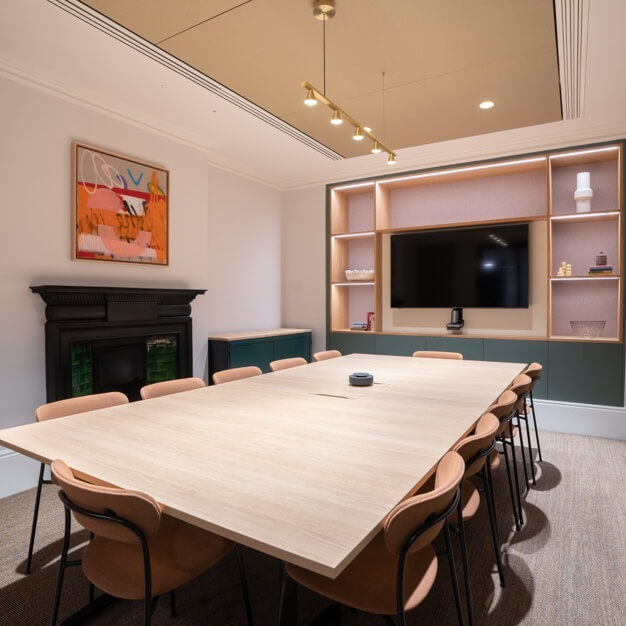 Meeting rooms in Finsbury Circus, Workspace Group Plc, Moorgate
