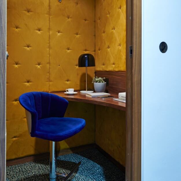 Phone booth at Coleman Street, Beaumont Business Centres in Moorgate
