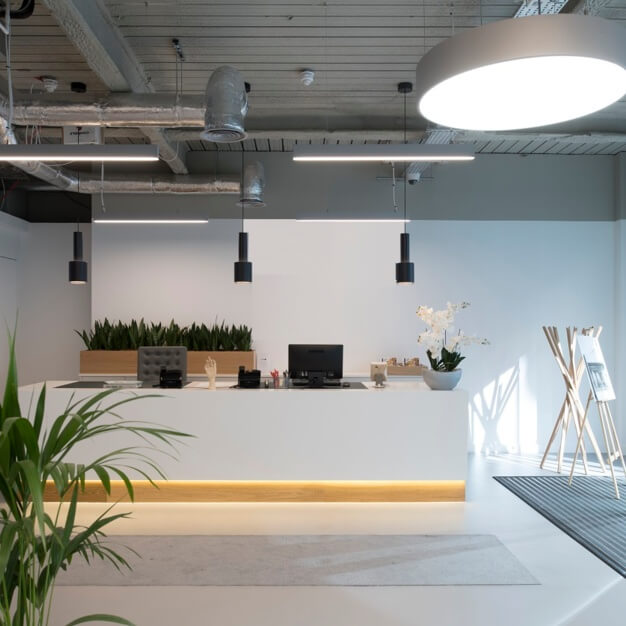 Reception at Moorgate, Regus in Moorgate