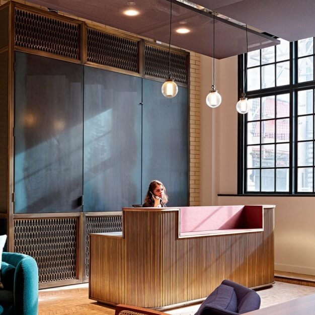 The reception at Lackington Street, Knotel in Moorgate