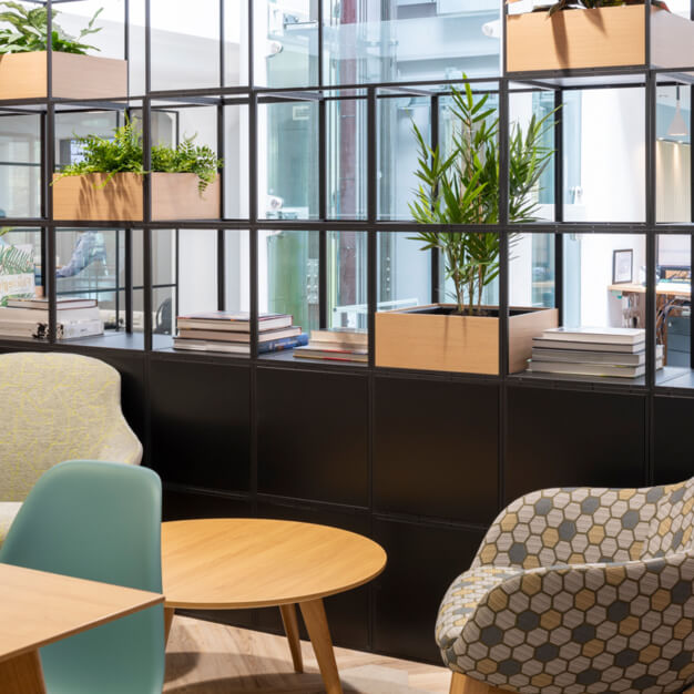 A breakout area in Mortlake High Street, Glenstone Property PLC, Mortlake