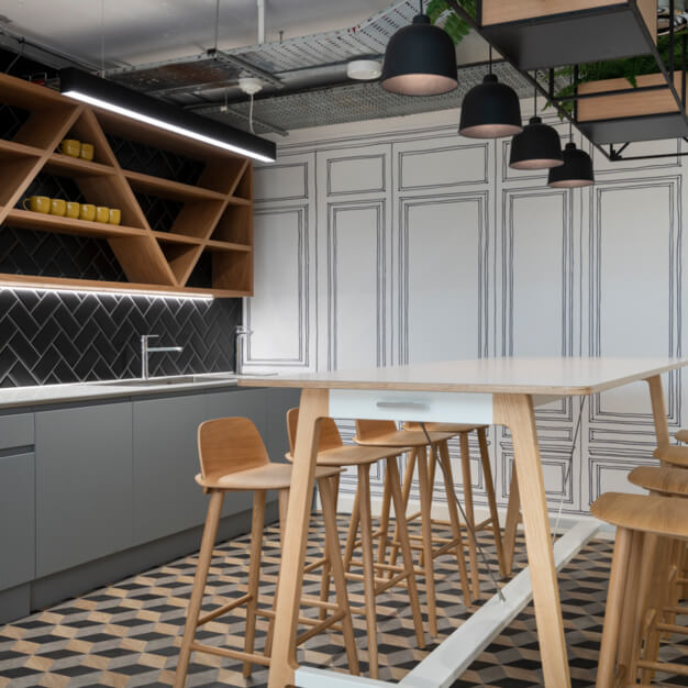 Kitchenette at Mortlake High Street, Glenstone Property PLC in Mortlake