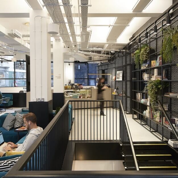 Breakout space at Eastcastle Street, FORA in Noho