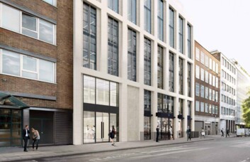 Building external for Berners Street, FORA, Noho
