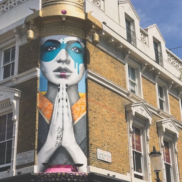 The building at Portobello Road, Vitaxo in Notting Hill