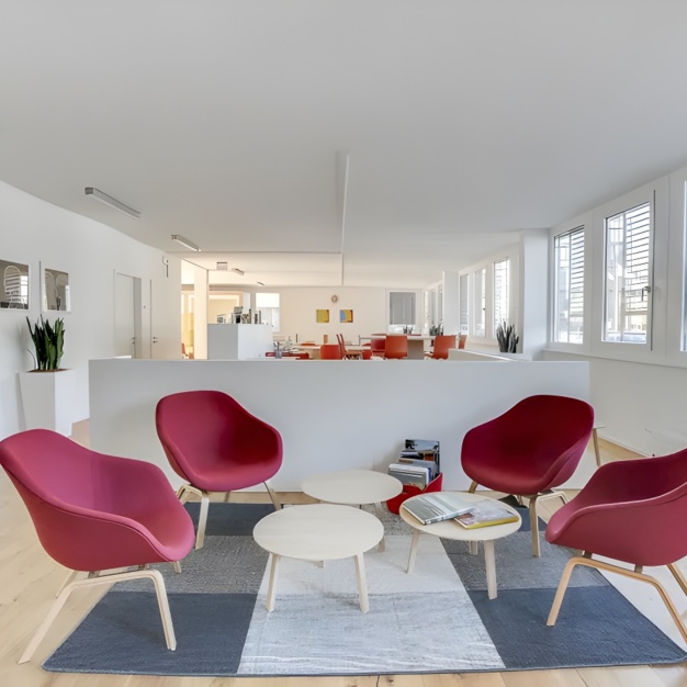 A breakout area in Banner Street, Regus, Old Street