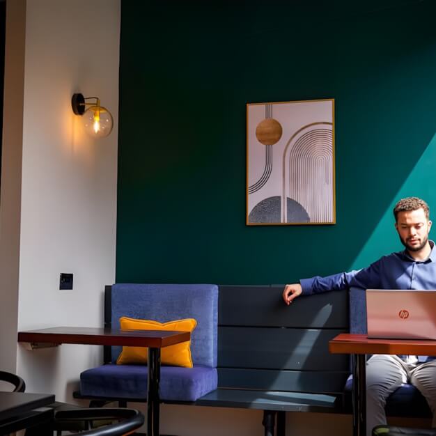 A breakout area in Covalt Management Services Limited, Old Street - London
