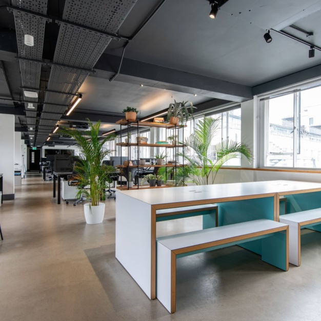 A breakout area in Luke Street, Canvas Offices, Old Street