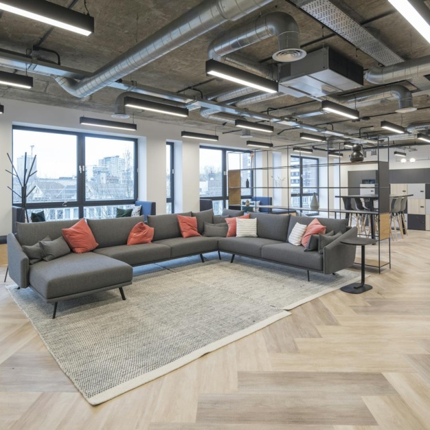 A dedicated breakout area in Old Street, Kontor, London