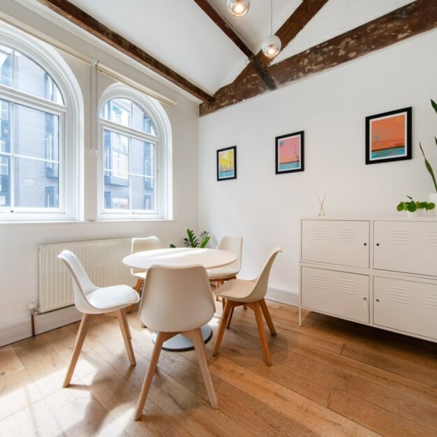Breakout area at Corsham Street, Canvas Offices in Old Street