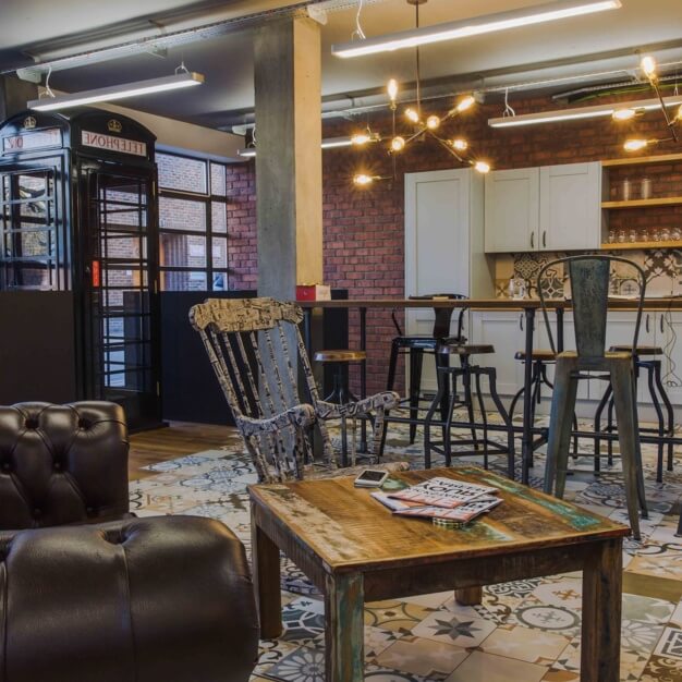 Breakout area at Westland Place, The Boutique Workplace Company in Old Street