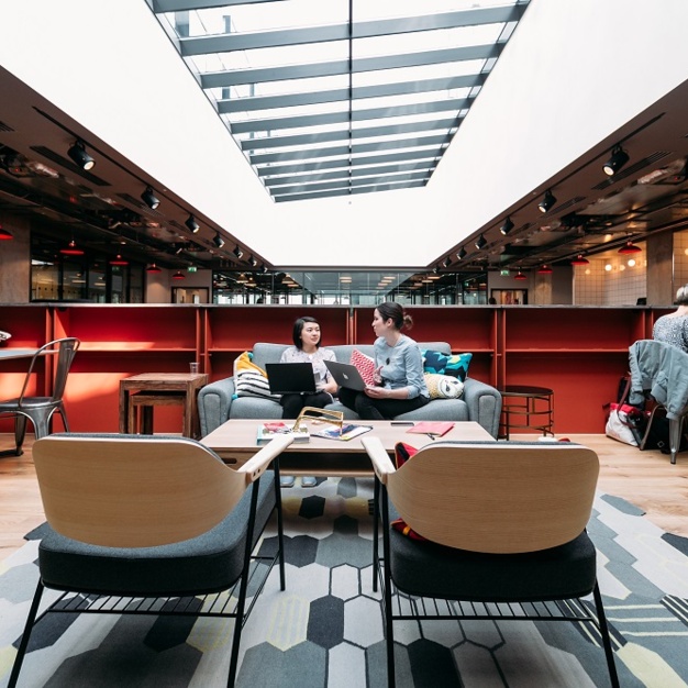 Breakout space for clients - Corsham Street, WeWork in Old Street