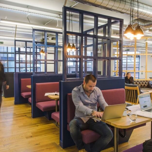 Breakout space in Westland Place, The Boutique Workplace Company (Old Street)
