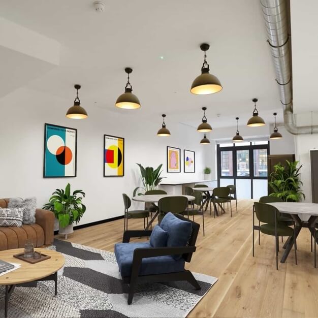 Breakout space in Westland Place, The Brew (Old Street)