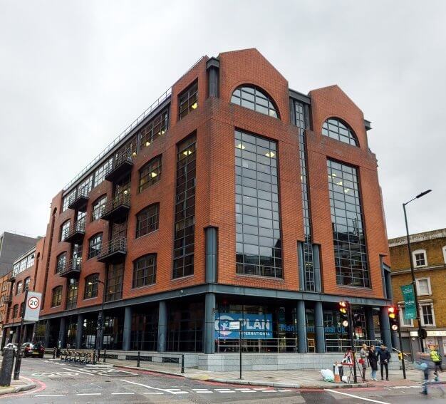 Building outside at Brunswick Place, Hermit Offices Limited (Frameworks), Old Street