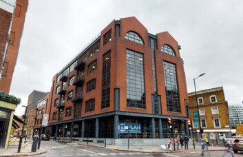 Building outside at Brunswick Place, Hermit Offices Limited (Frameworks), Old Street