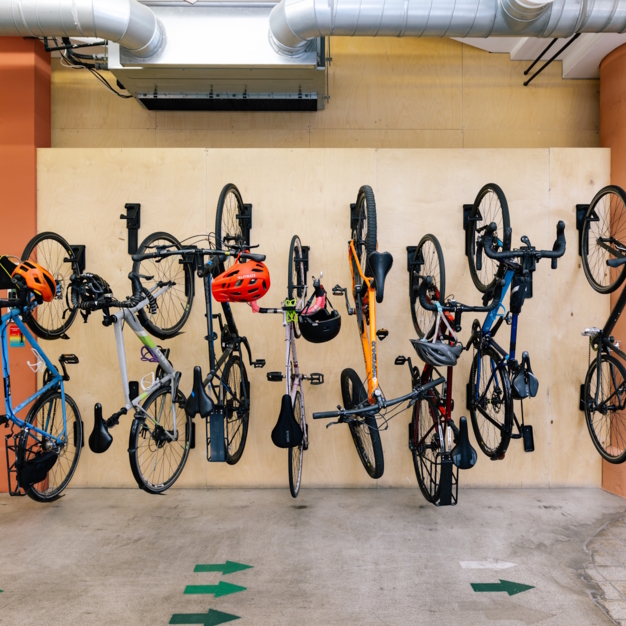 Cycle room at City Road, The Brew in Old Street