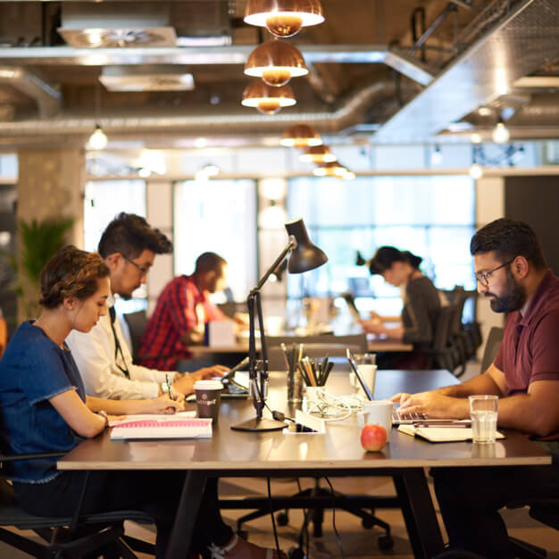 Enjoy the communal space in Old Street, FORA in Old Street