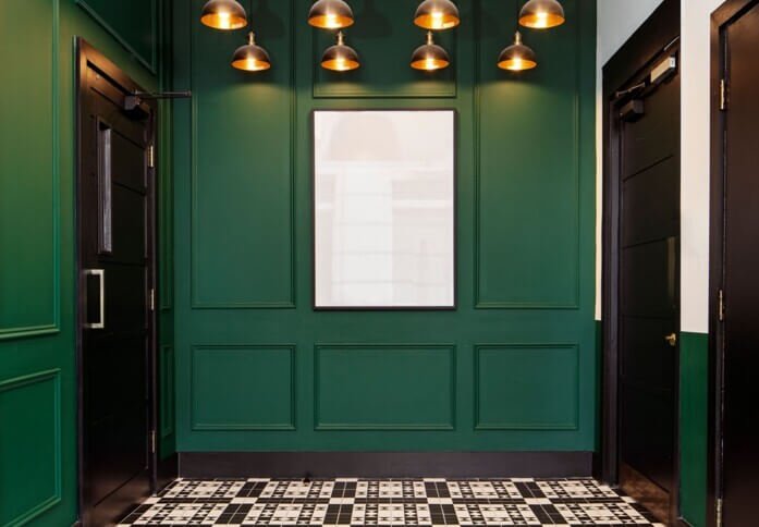 Hallway area at Ironmonger Row, Metspace London Limited in Old Street