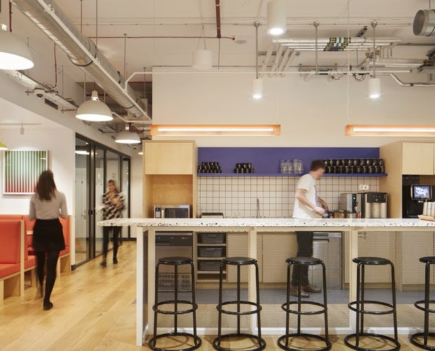 Kitchen area - City Road, WeWork (Old Street)