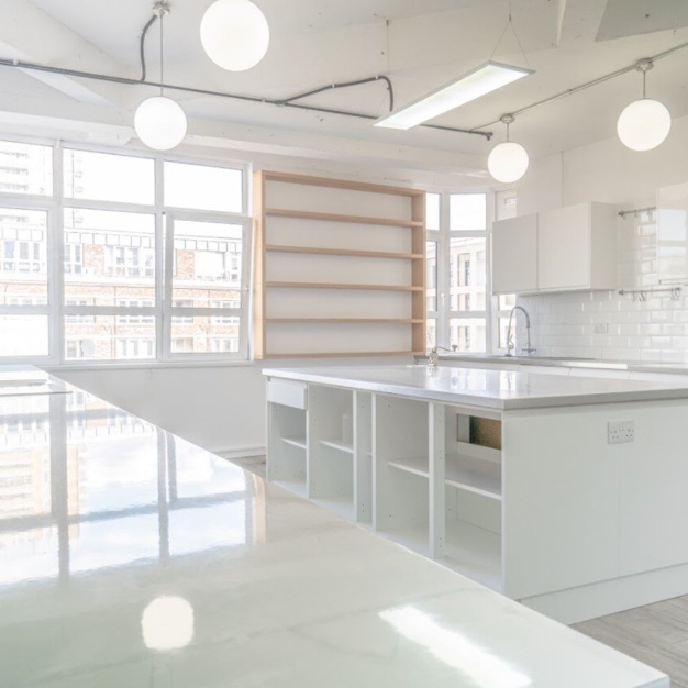 Kitchenette at Old Street, Business Cube in London