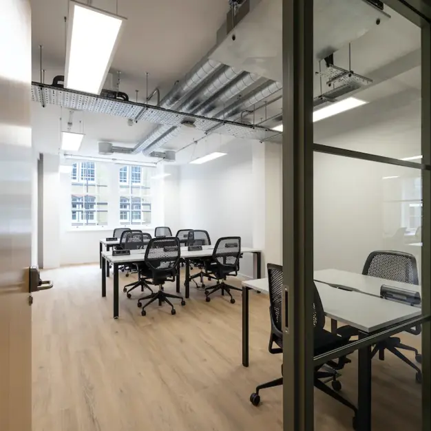 Private workspace, Tabernacle Street, Runway East in Old Street