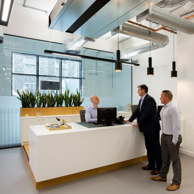 Reception - City Road, Regus in Old Street