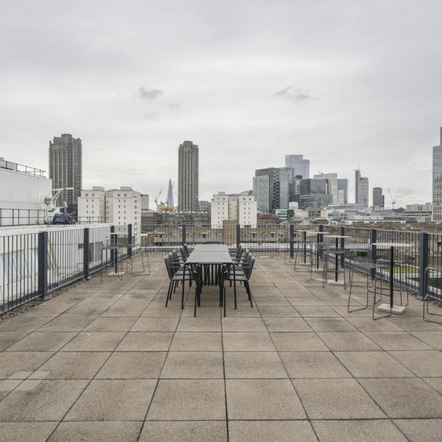 Roof terrace at Old Street, Kontor in Old Street