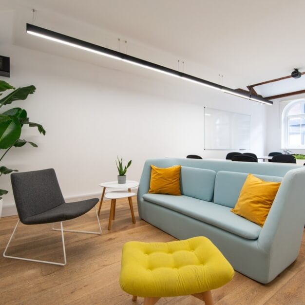 The breakout area for clients - Corsham Street, Canvas Offices in Old Street