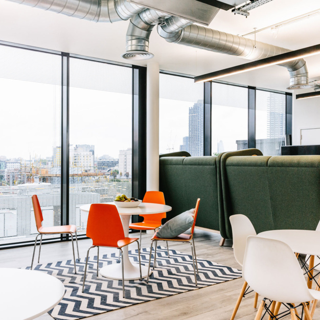 The breakout area - Old Street, Business Cube (London)