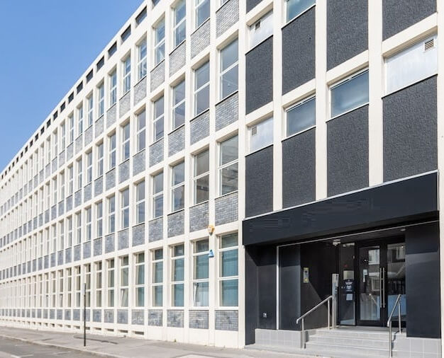 The building at Banner Street, WeWork, Old Street