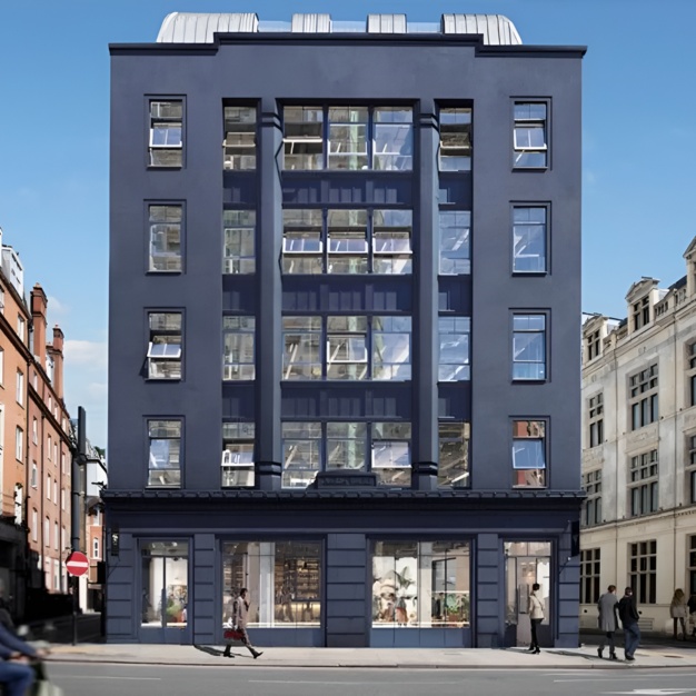The building at City Road, Knotel in Old Street