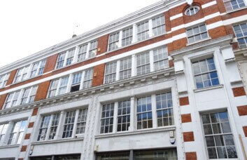 The building at Ironmonger Row, PG High Cross Ltd in Old Street