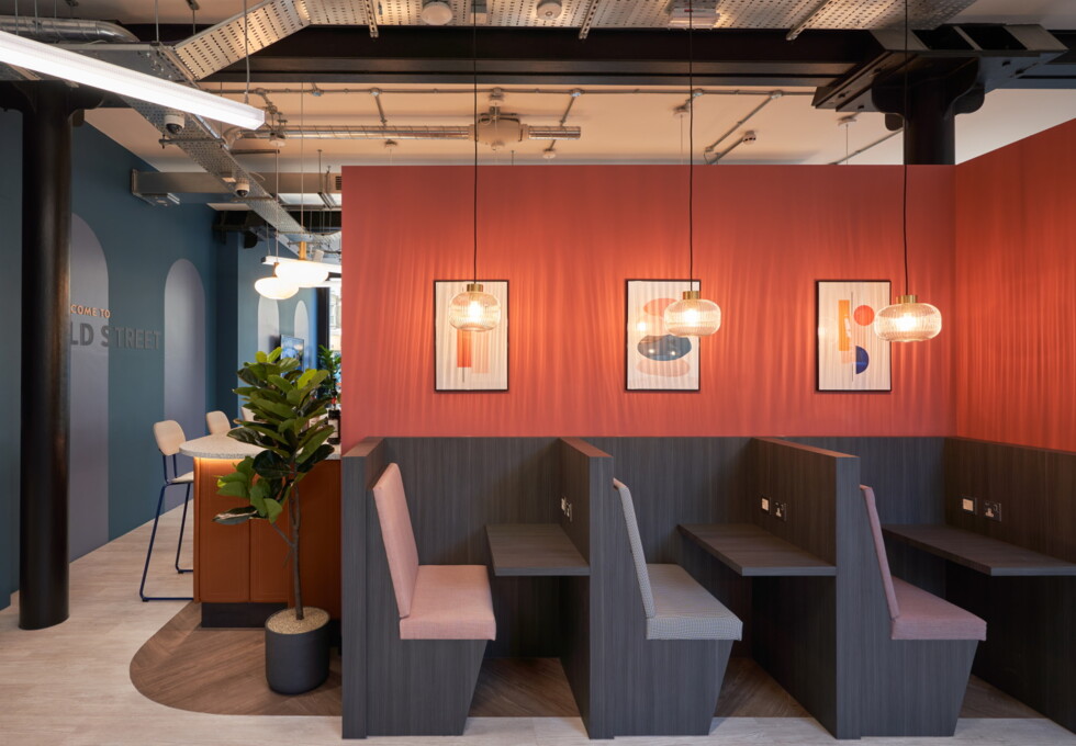 The communal space at Great Eastern Street, Work.Life (Old Street)