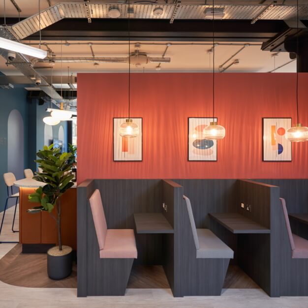 The communal space at Great Eastern Street, Work.Life (Old Street)