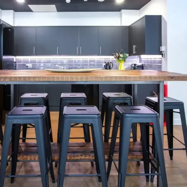 The kitchen at Westland Place in Old Street, The Brew