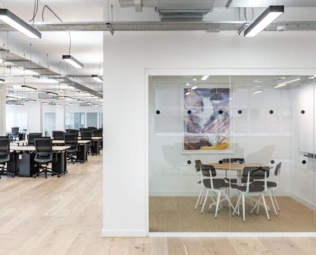 The meeting room at Banner Street, WeWork in Old Street