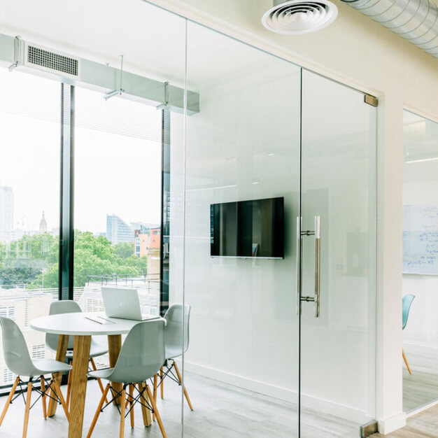 The meeting room at Old Street, Business Cube in London