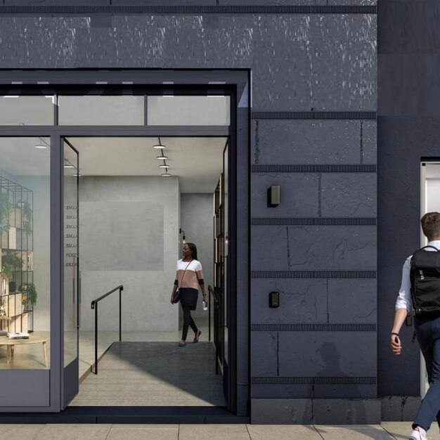 The reception at City Road, Knotel in Old Street