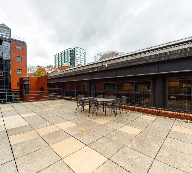 Use the roof terrace at Brunswick Place, Hermit Offices Limited (Frameworks) (Old Street)