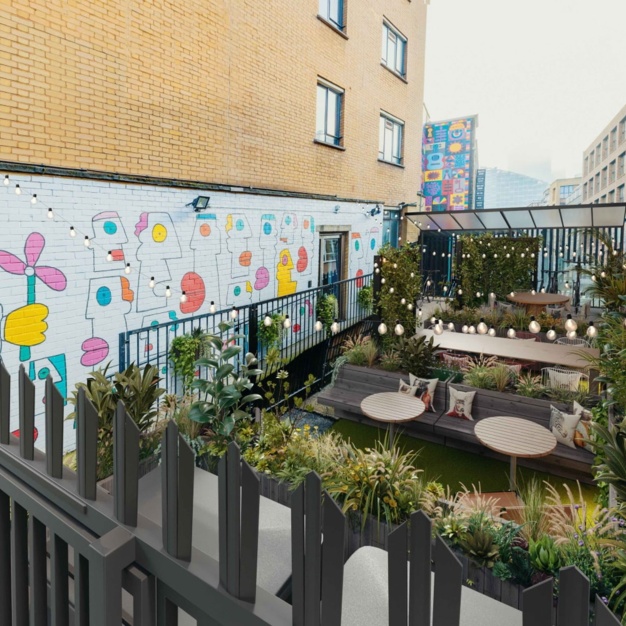 Use the roof terrace at Luke Street, Canvas Offices (Old Street)